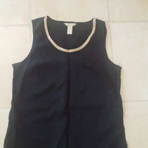 Black tank top size M. banana republix